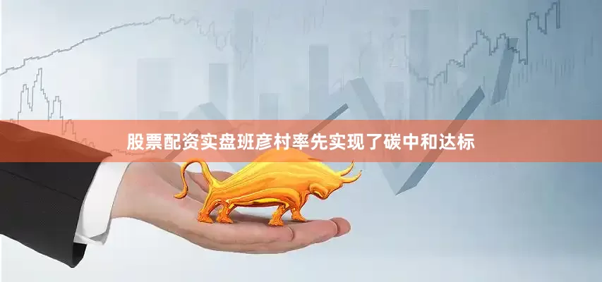 股票配资实盘班彦村率先实现了碳中和达标